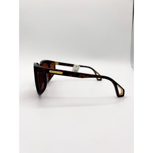 Gucci Ladies GG0468S 002 57 Cat Eye Sunglasses Brown Full-Rim Acetate - Picture 12 of 15